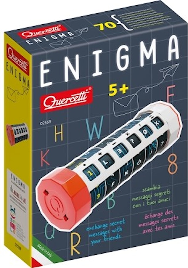 Produktbilde 1 for Enigma skriv hemmelige meldinger med kodeskrift Quercetti