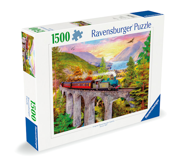 Produktbild 2 för Pussel Autumn Viaduct 1500 bitar, Ravensburger