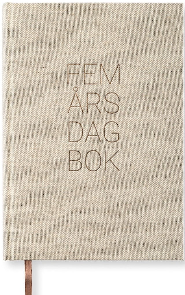 Tuotekuva 1 - 5-Vuoden Päiväkirja A5 Rough Linen Paperstyle