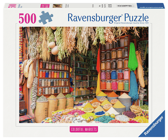 Produktbild 1 för Colorful Spices Morocco Pussel 500 Bitar Ravensburger
