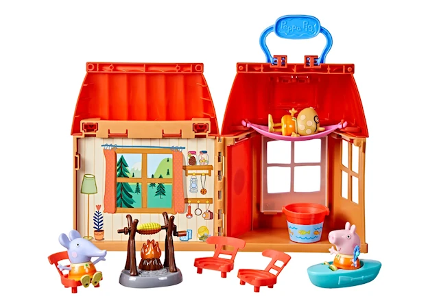 Greta Gris Lekset med Figurer Cozy Campsite