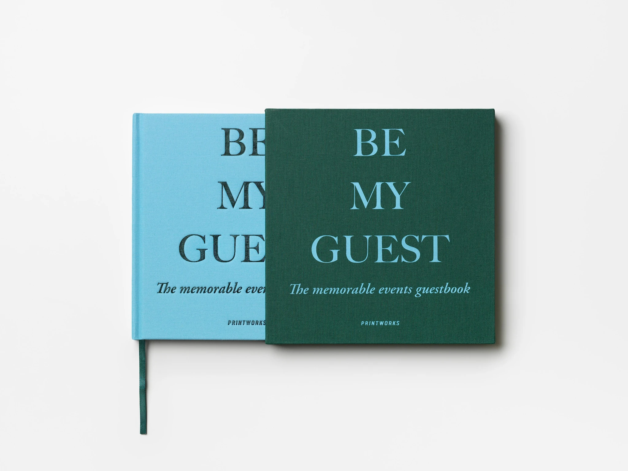 Produktbild för Guest Book Green/Blue Printworks