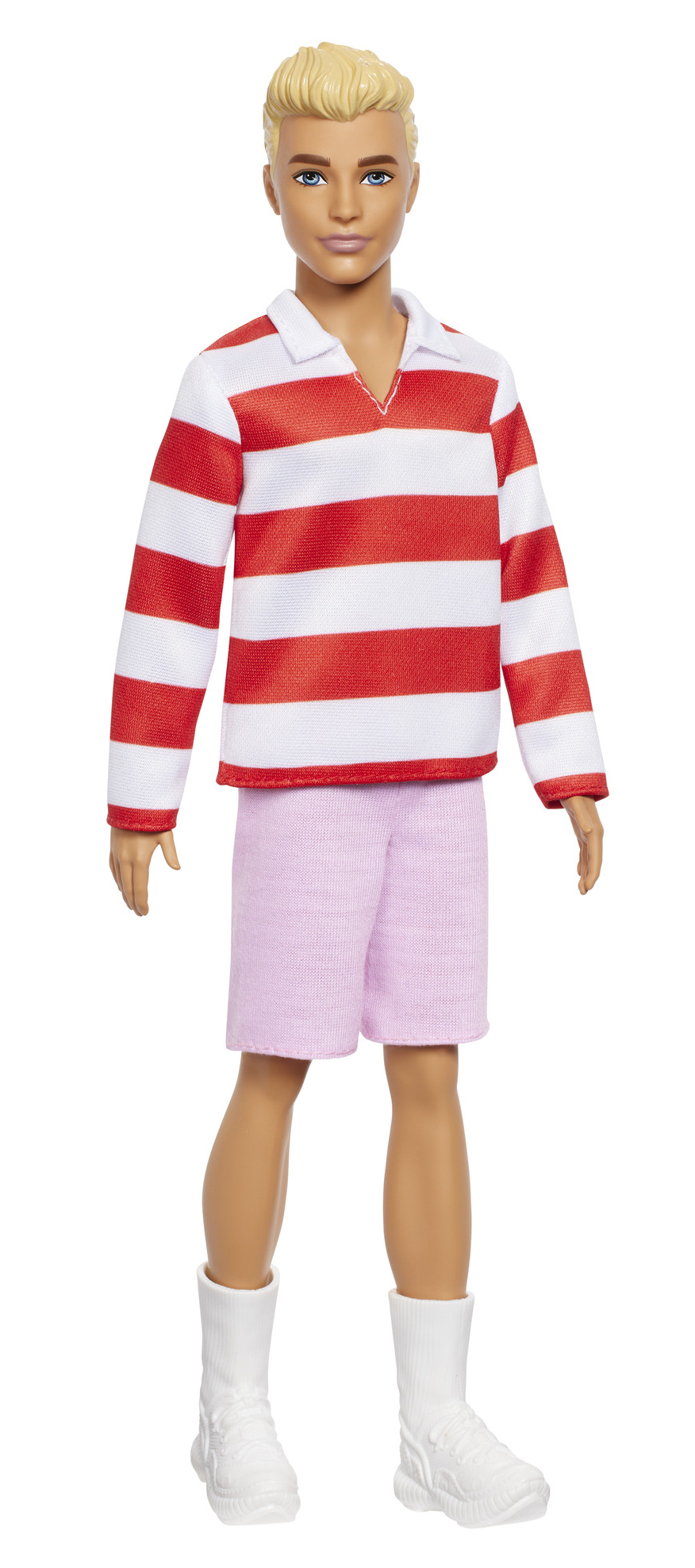 Barbie Fashionista Ken Modedocka Red & White Stripes