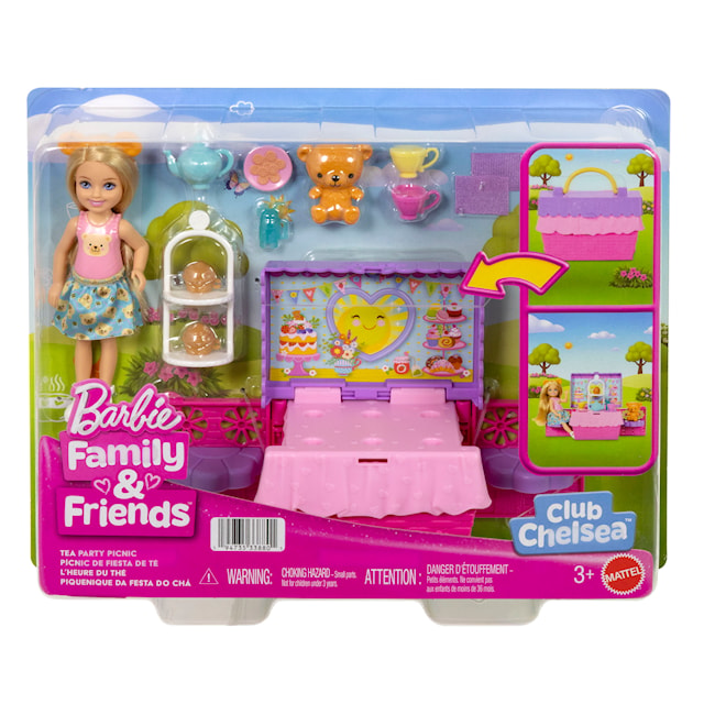 Produktbild 5 för Chelsea Teaparty Picnic Lekset Barbie