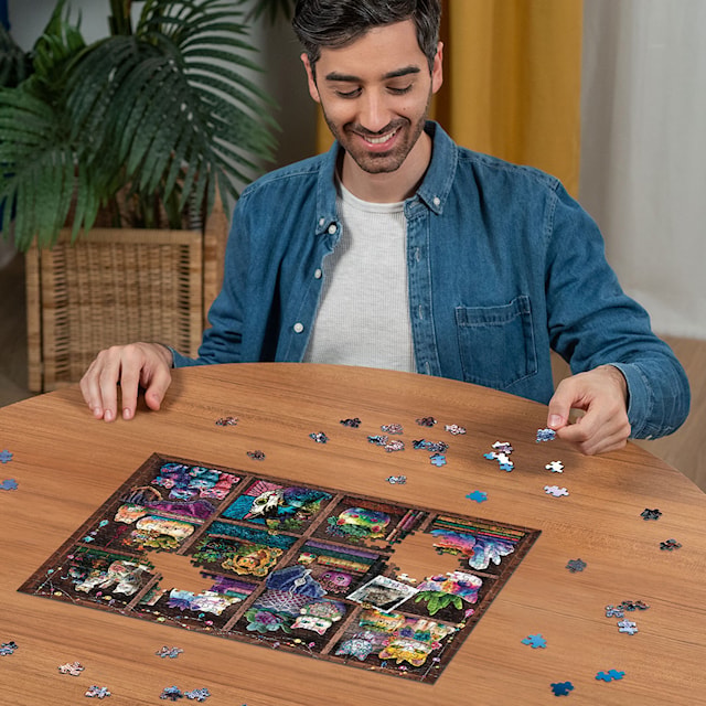 Tuotekuva 3 - Palapelit Cubby Cats and Succulents 500 palaa, Ravensburger