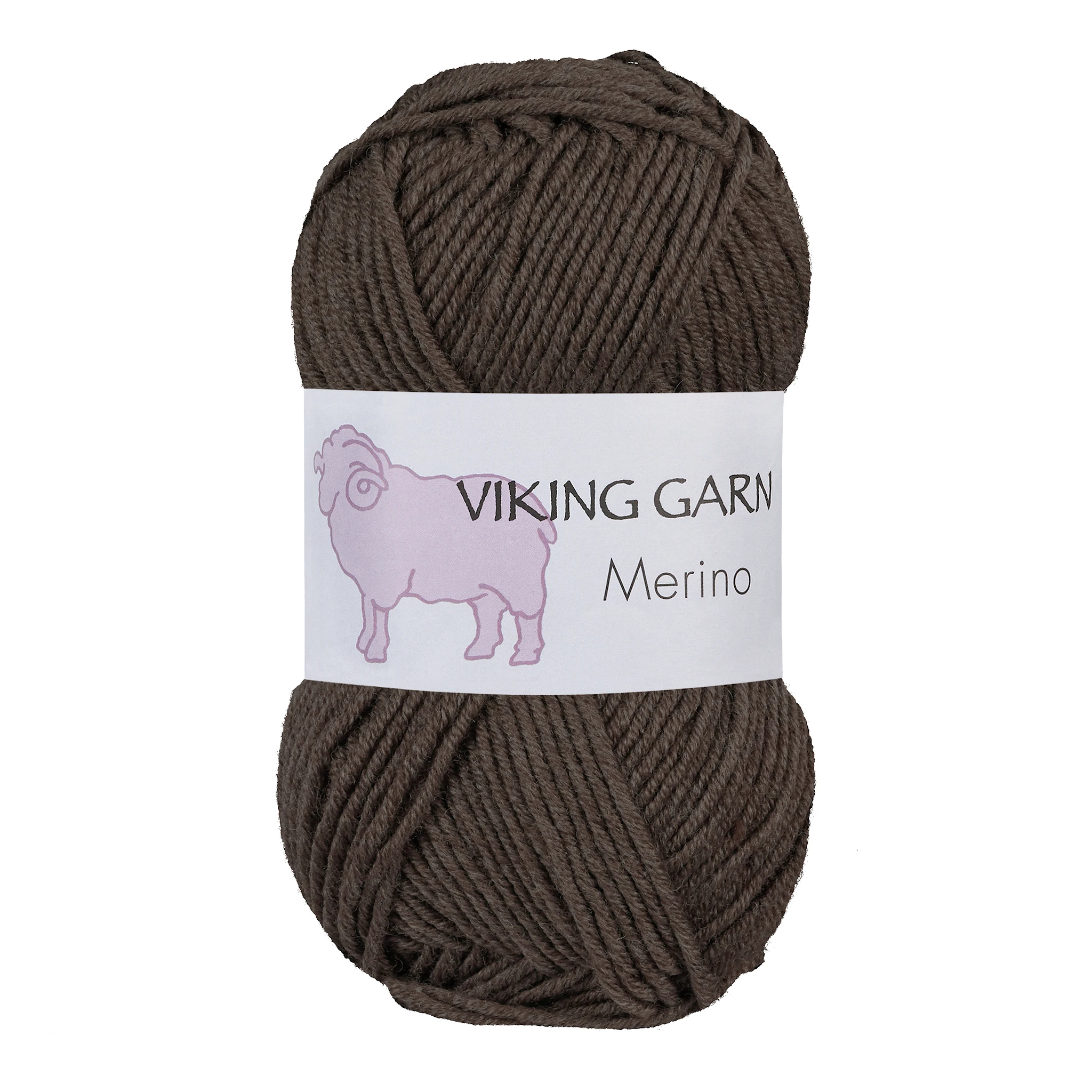 Tuotekuva ille Viking Merino 50 g Brown 808 Viking Garn