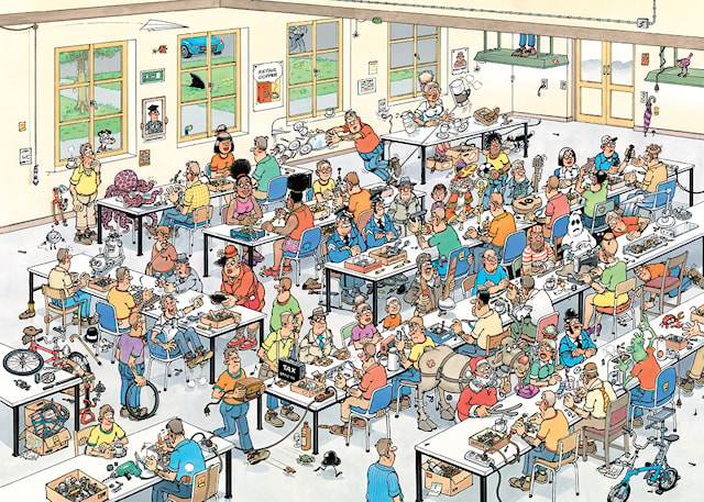 Produktbild 2 för Jan van Haasteren - Can we fix it? Pussel 1000 bitar