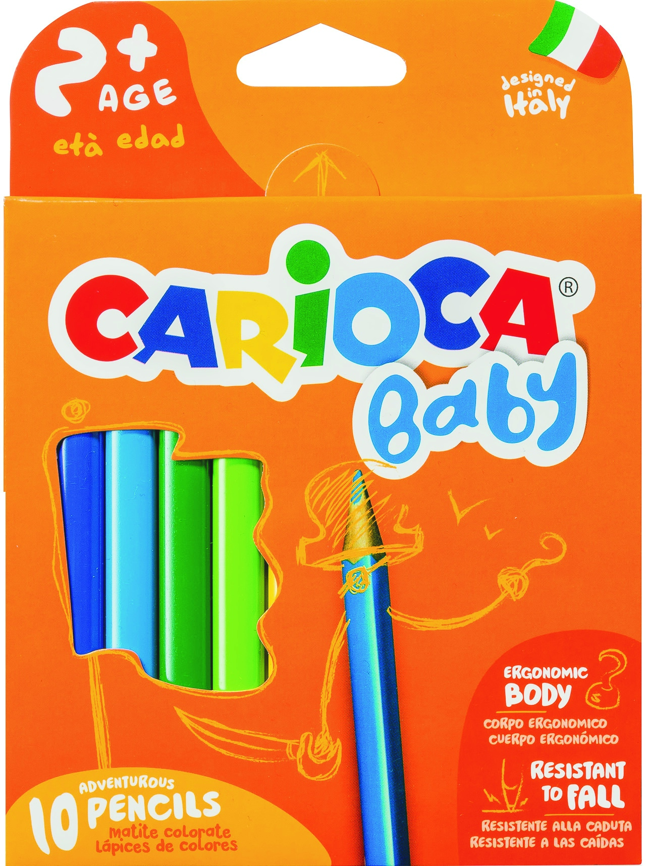 Jumbopennor från 2 år 10-p, Carioca Baby