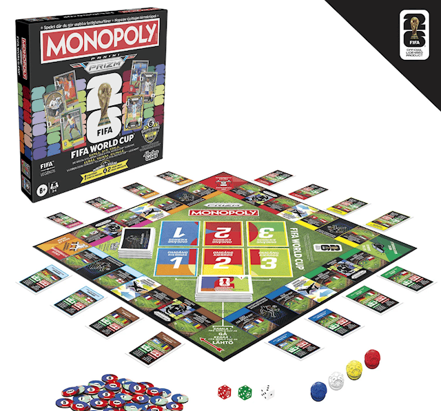 Produktbild 2 för Brädspel Monopoly Fifa Edition Hasbro (SE/FI)