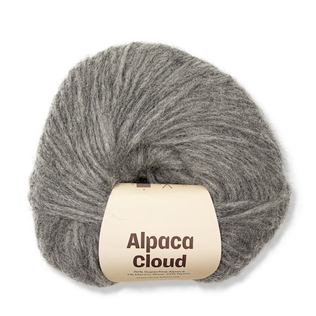 Alpaca Cloud 50 g Dark grey melange A274 Adlibris