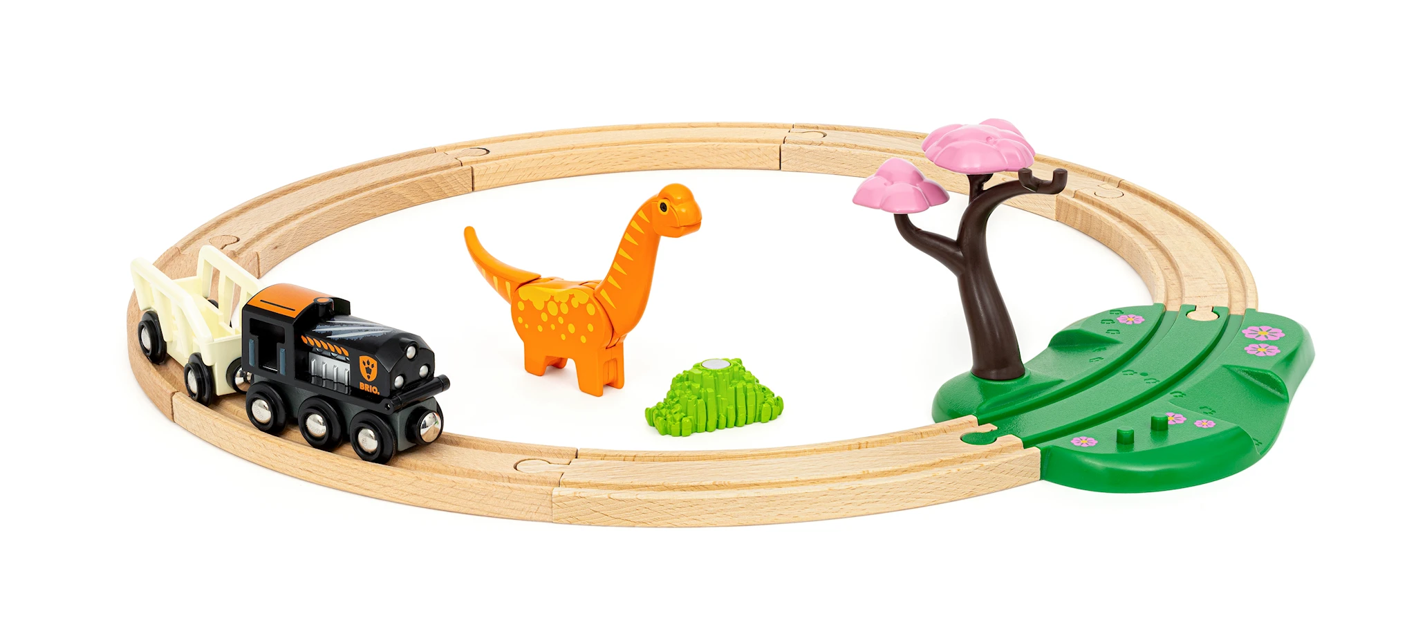 Produktbild för Tågbana med Dinosaurie Brio (36098)