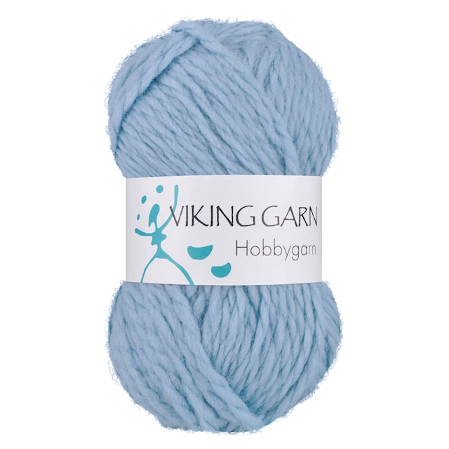 Hobbygarn 50 g Ljusblå 920 Viking Garn