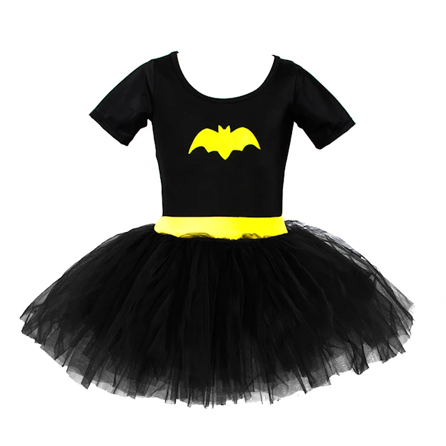Naamiaisasu Batgirl Viitan Kanssa 110-116 cm Den Goda Fen