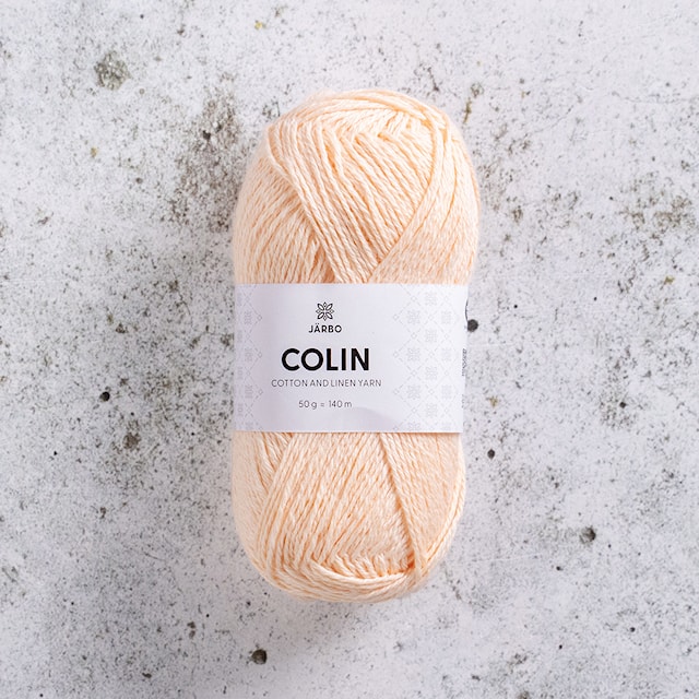 Nya Colin bomull lin miks 50 gr Peach Bloom 137 Järbo