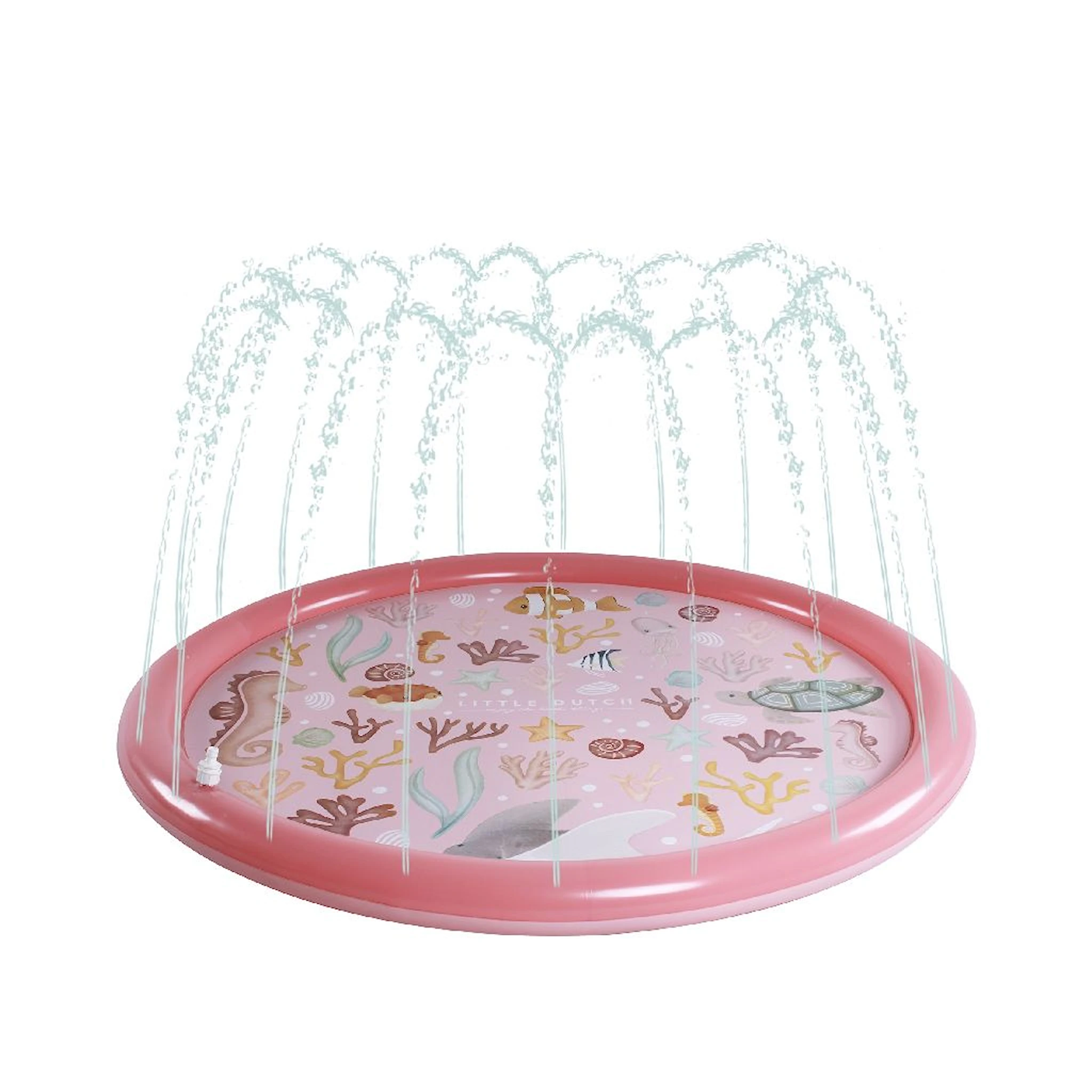 Produktbilde for Sprinklermatte Ocean Dreams Rosa 150 cm Little Dutch