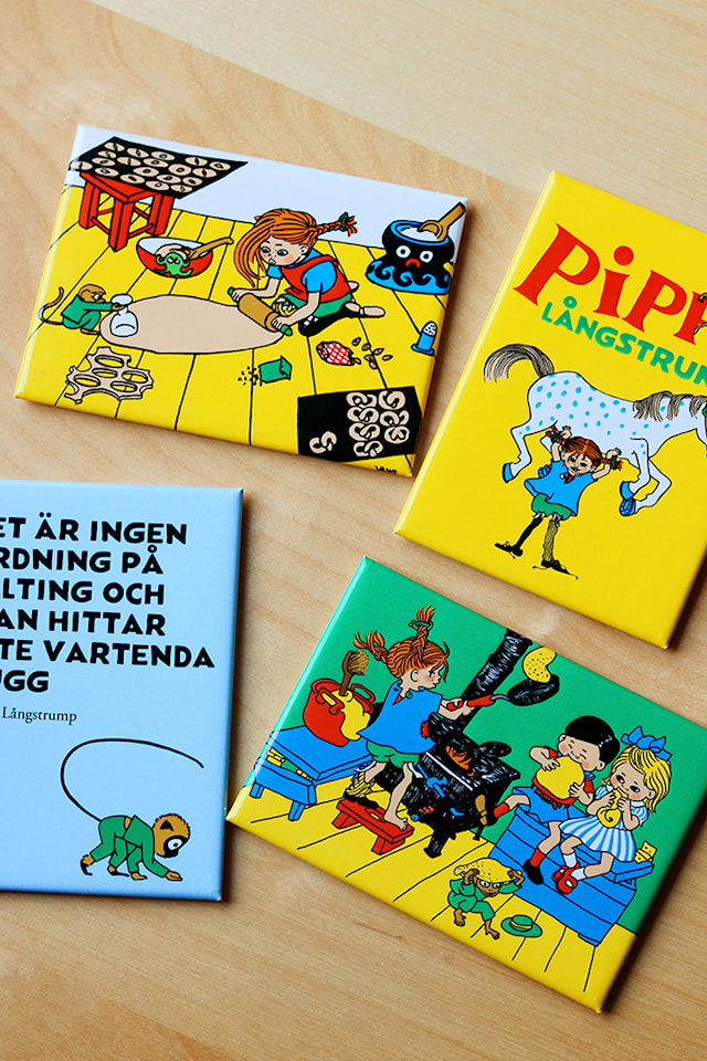 Produktbilde 2 for Kjøleskapsmagnet Pippi Langstrømpe 1 stk