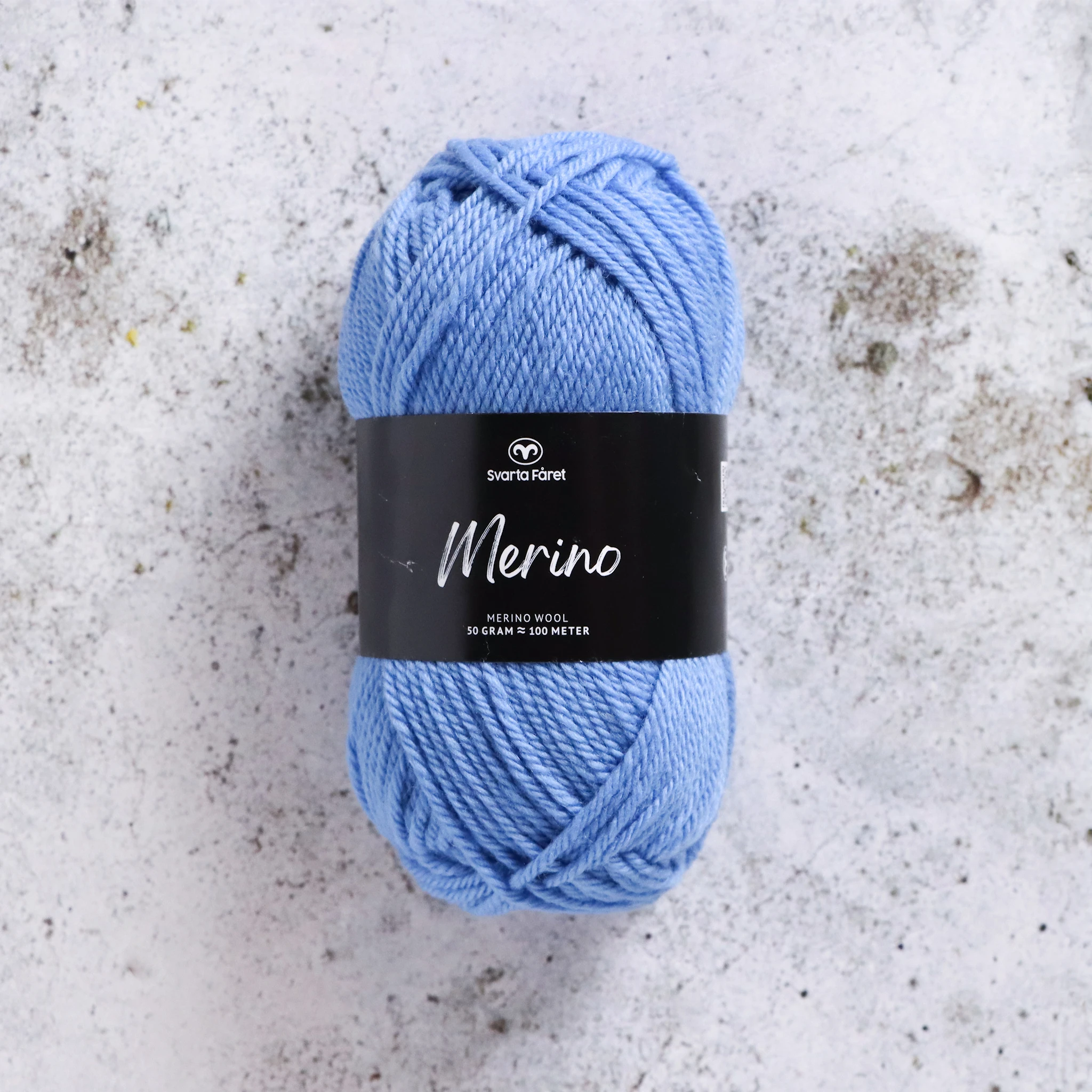 Produktbild för Merino 50g Svarta Fåret