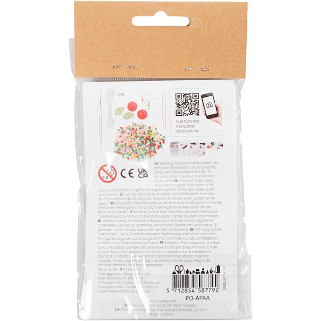 Produktbild 5 för DIY Kit Smycken - Elastiskt armband och örhänge