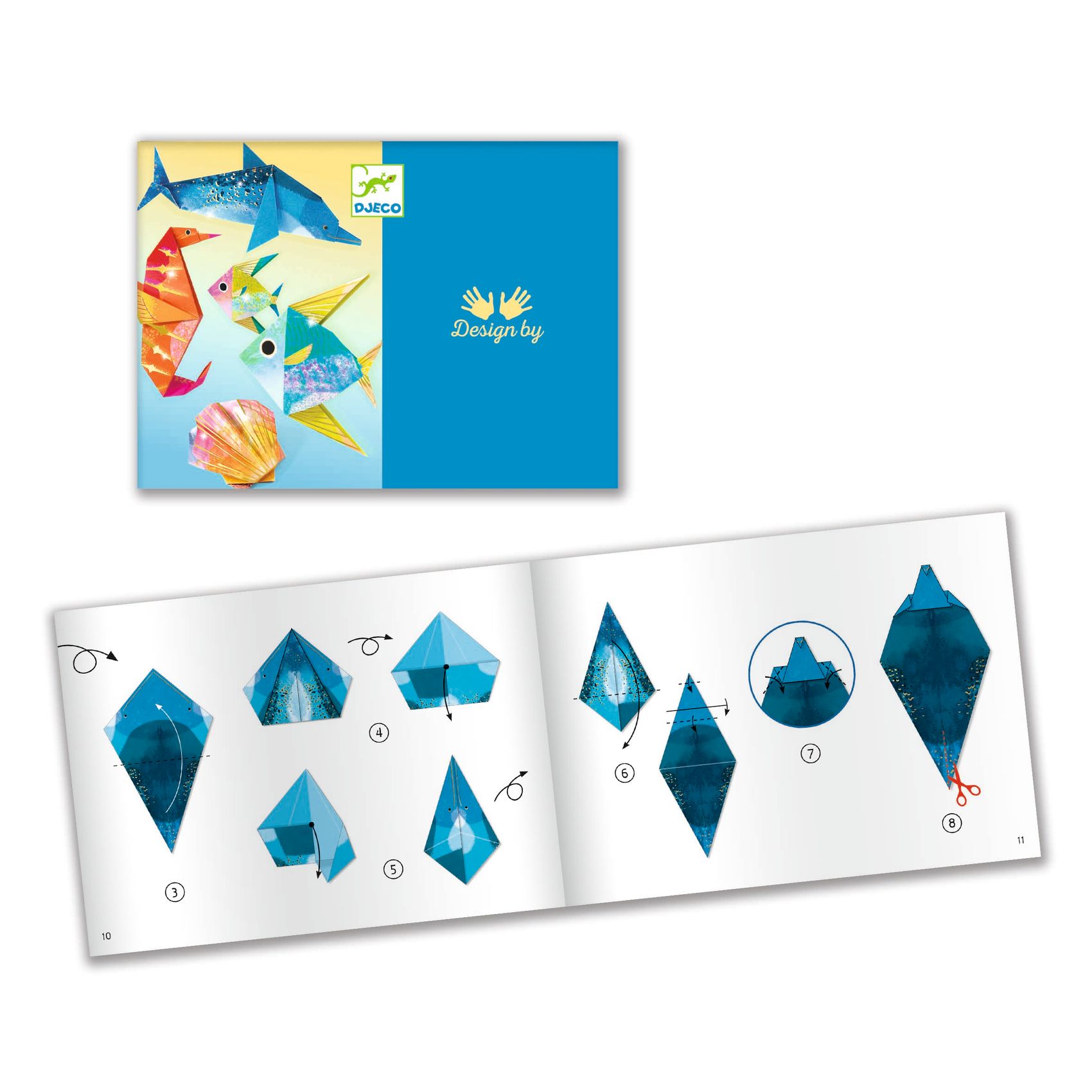 Origami Havets Varelser 24 Ark Djeco