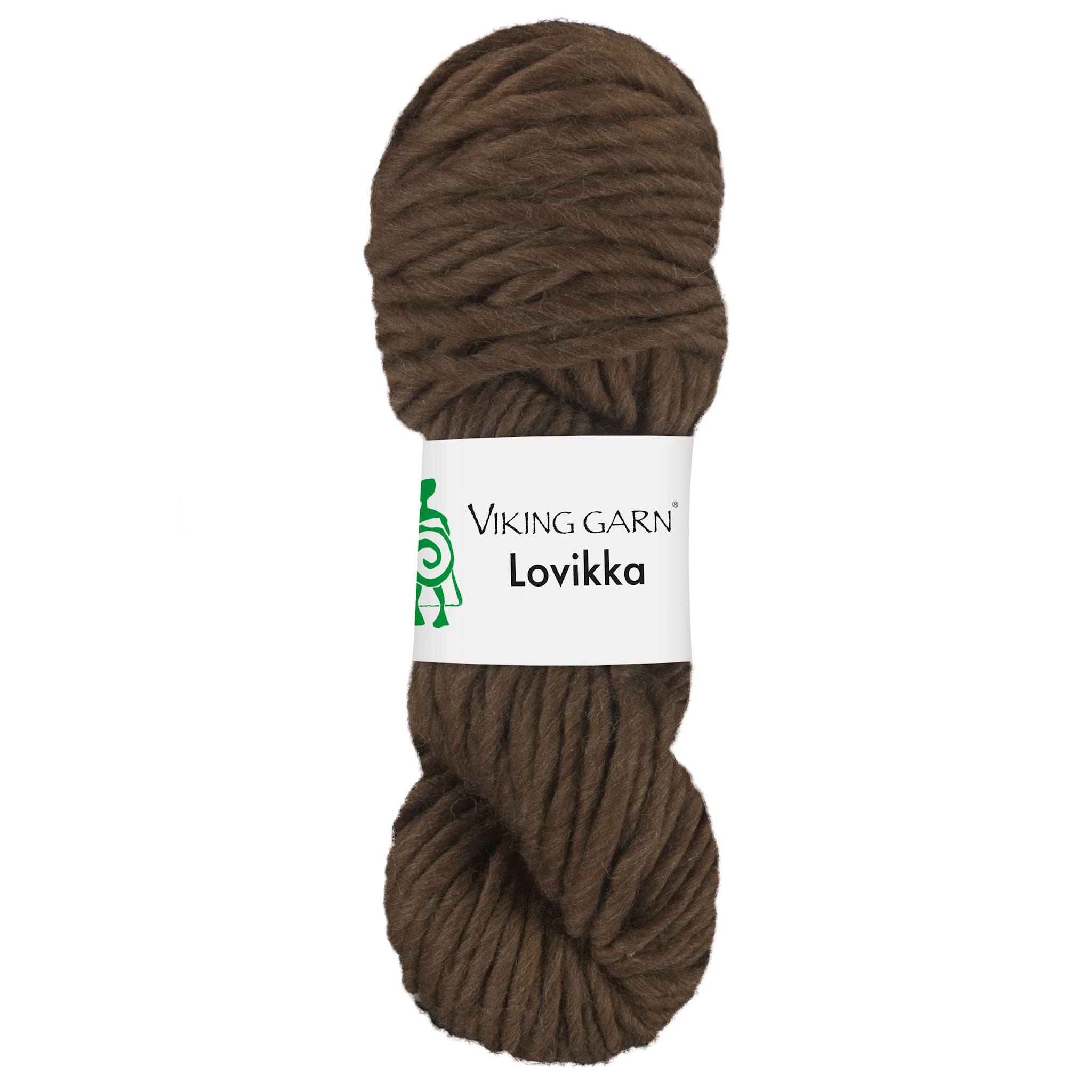 Produktbild för Lovikka 100 g Brun 208 Viking Garn