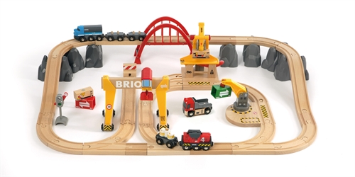 Tågbana Frakt och järnvägsset Deluxe, Brio (33097)