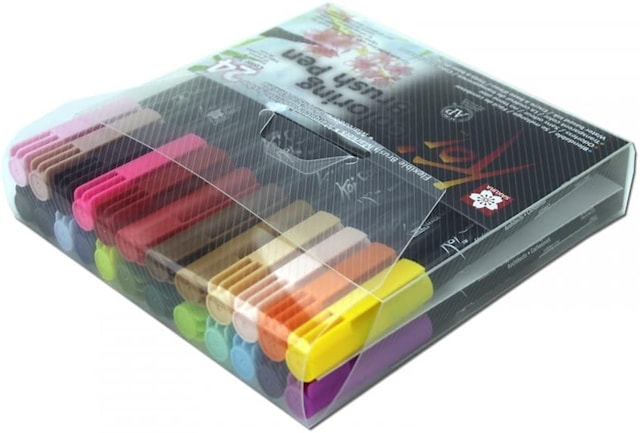 Produktbild 2 för Sakura Koi Coloring Brush Pen 24-set