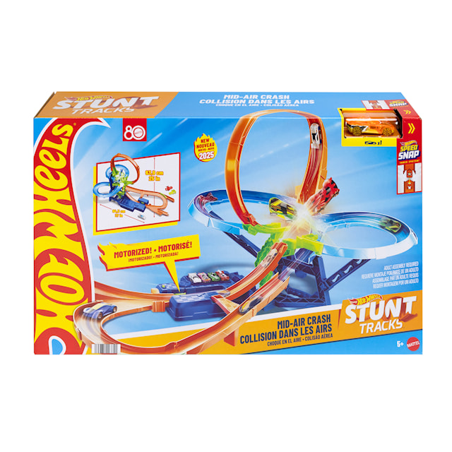 Tuotekuva 1 - Hot Wheels -temppuradat Big Air Crash -autorata