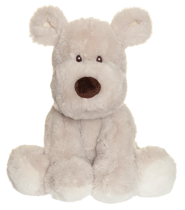 Teddy Mocca hund Grå Stor Teddykompaniet