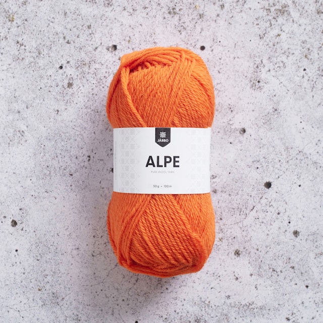 Alpe Villa Lanka 50 gr Poppy Orange 01 Järbo