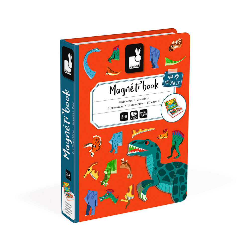 Magneti'book Dinosarier 40 Bitar Janod