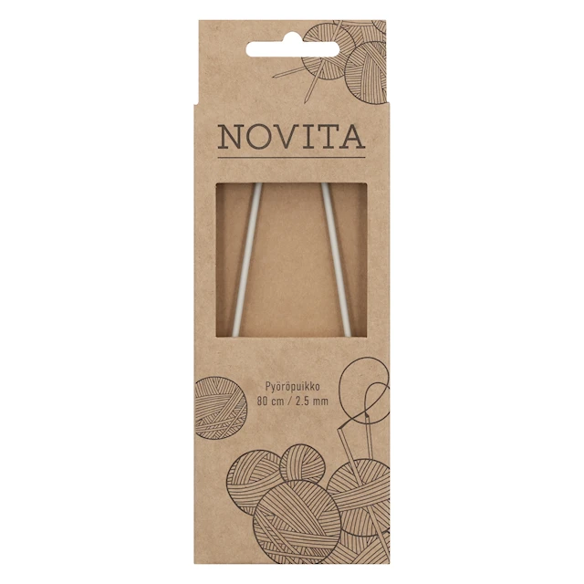 Pyöröpuikot Alumiini 80 cm 2.5 Novita