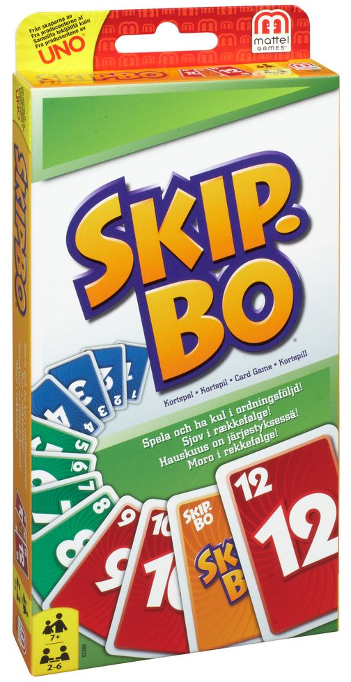 Skip-Bo Pelikortit, Mattel (SE/FI/NO/DK)