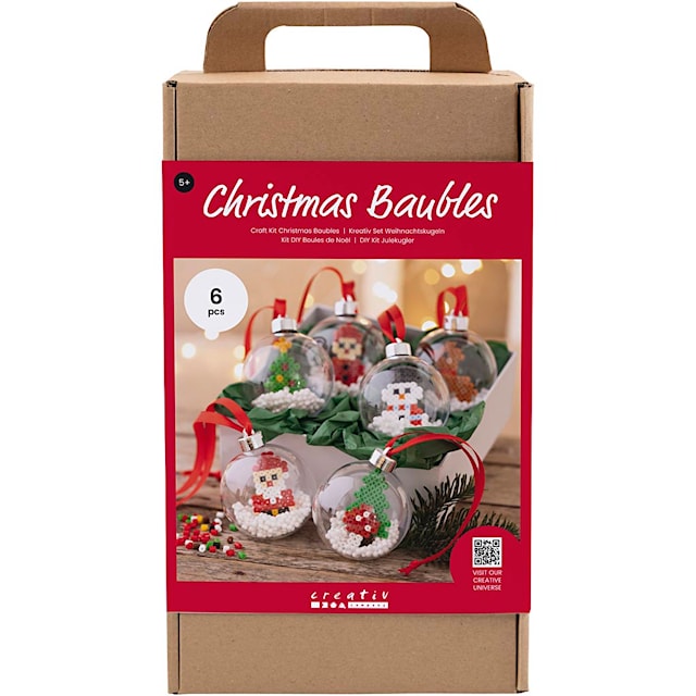 Produktbilde 1 for DIY Kit Julekuler, Perler, 1 pk.