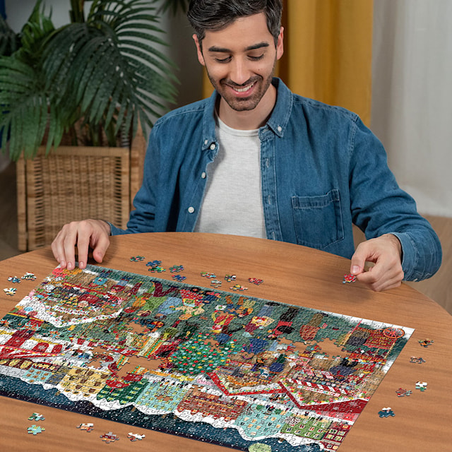 Produktbilde 2 for Julemarket Puslespill 1000 brikker, Ravensburger