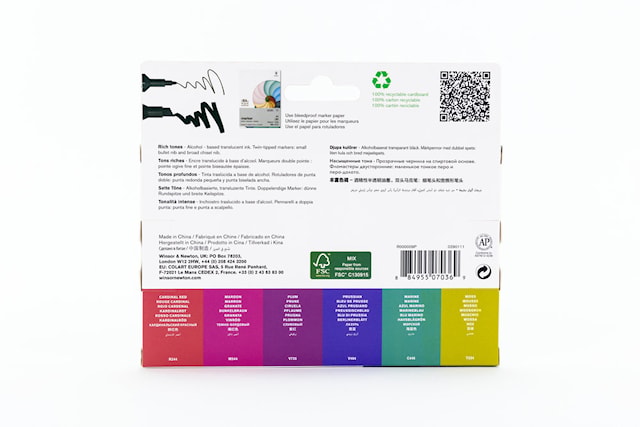 Produktbilde 6 for Markørpenn ProMarker Sett6 Rich tones Winsor & Newton