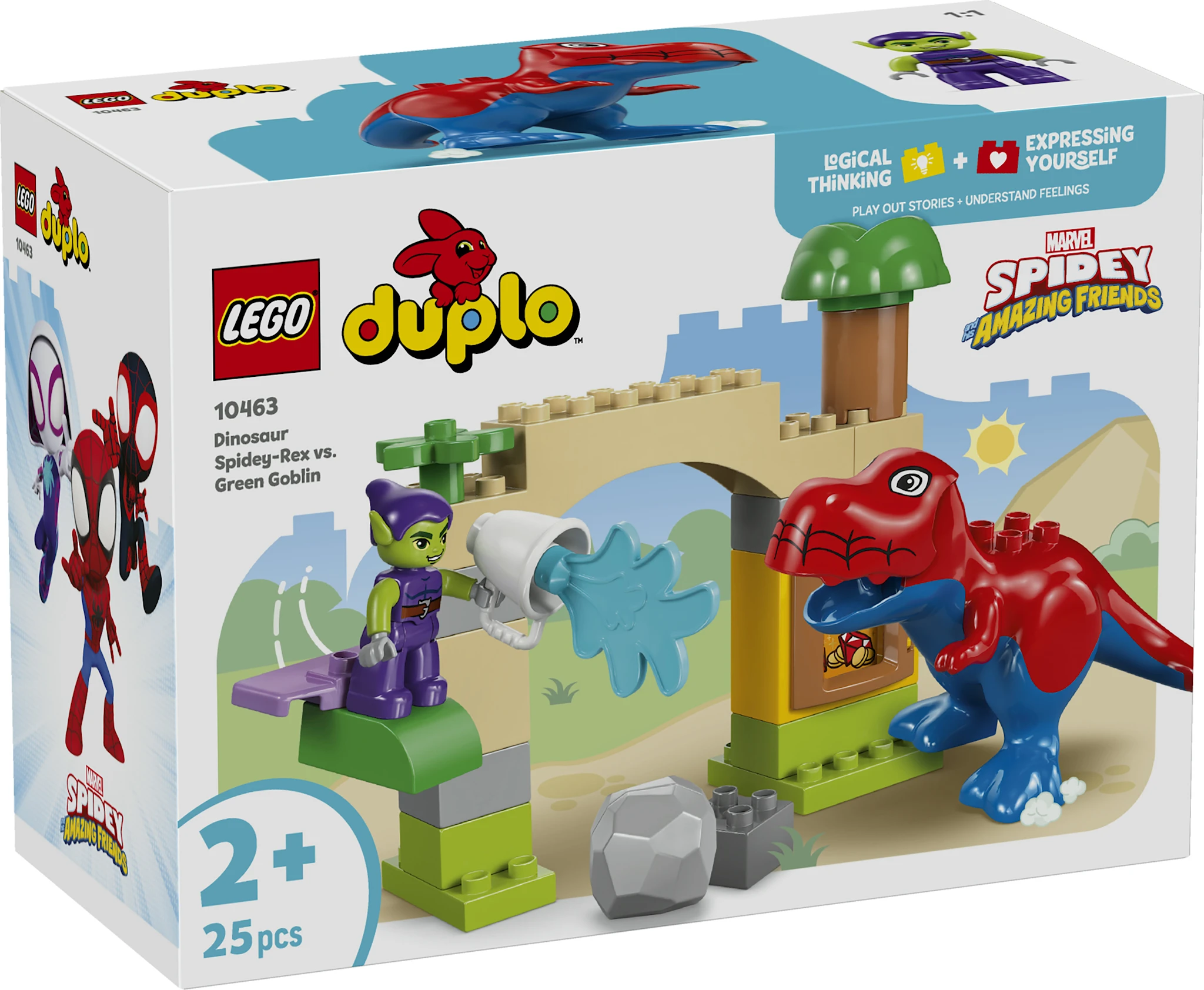 Tuotekuva ille Spidey-Rex-dinosaurus vs. Green Goblin LEGO® DUPLO® (10463)