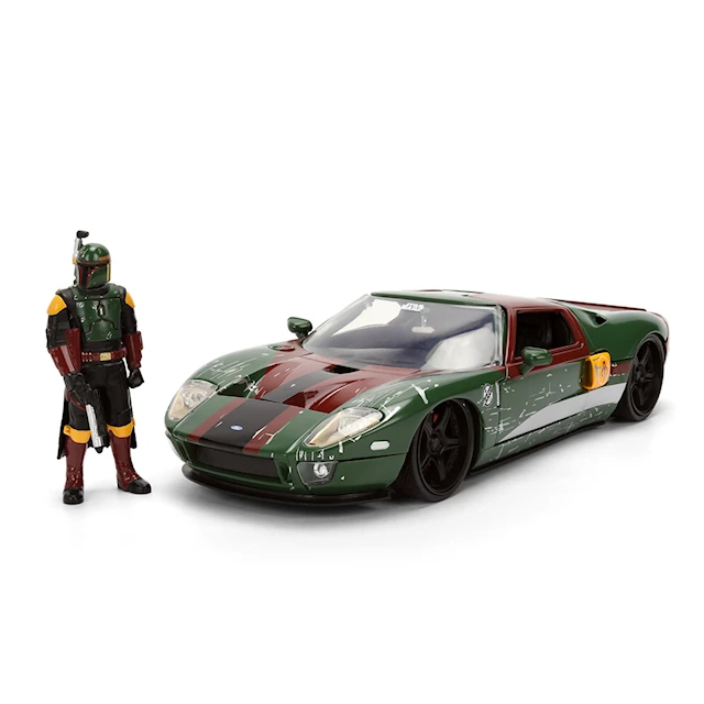 Star Wars Boba Fett 2005 Ford GT 1:24 Jada