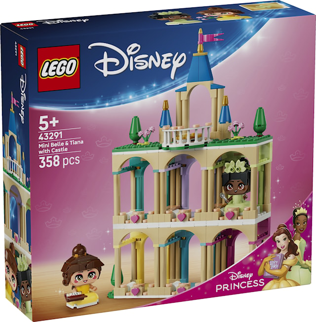 Produktbild 1 för Belle och Tiana med slott i miniformat LEGO Disney Princess (43291)