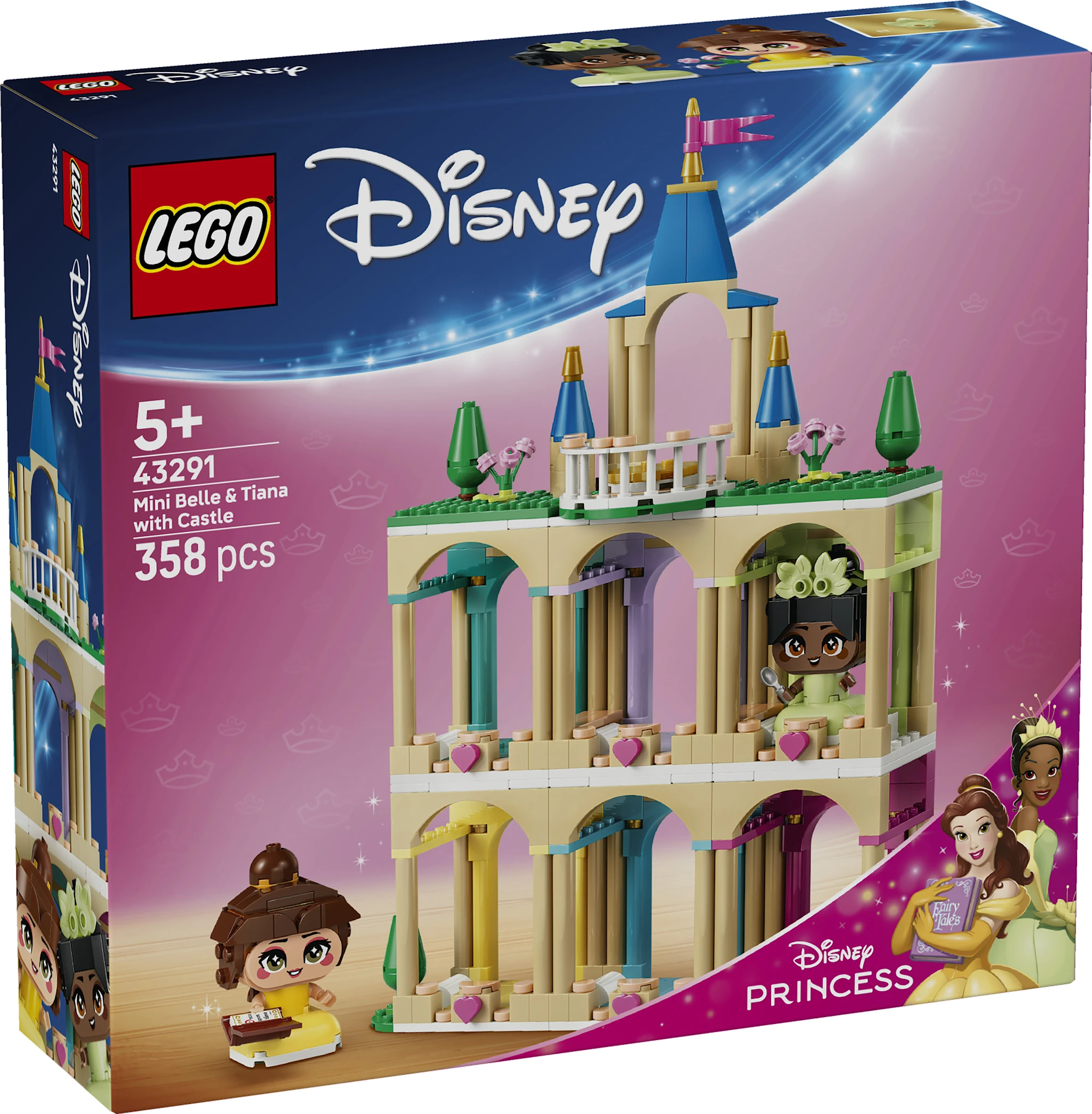 Produktbilde for Miniatyrer av Belle og Tiana med slott LEGO® Disney™ (43291)