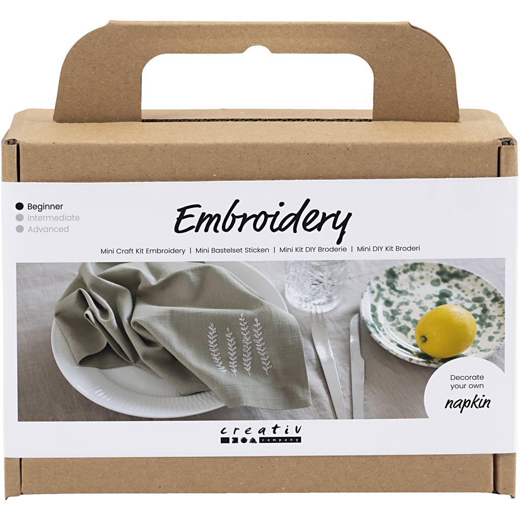 DIY Broderi Servett Creativ Company