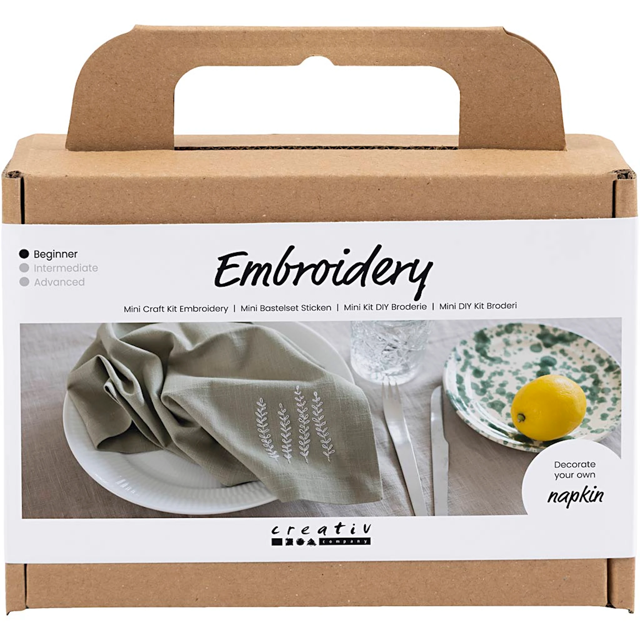 Produktbild för DIY Broderi Servett Creativ Company