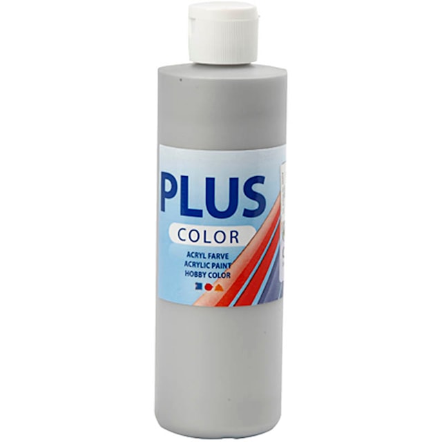 Produktbilde 1 for Plus Color hobbymaling, 250 ml, sølv