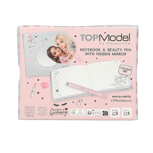 Produktbilde 5 for Beauty Skrivehefte med Blekkpenn TOPModel