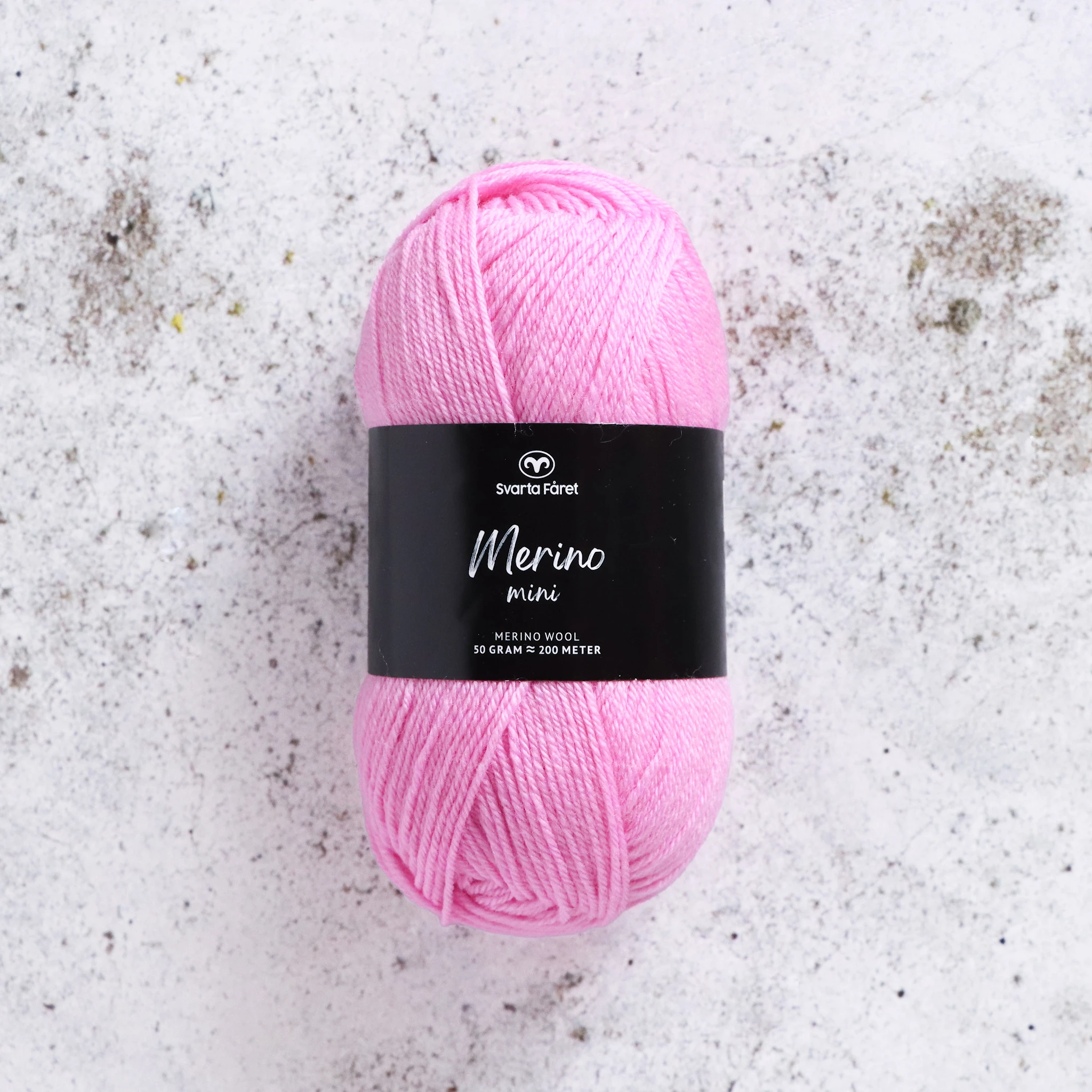 Produktbild för Merino Mini 50g Svarta Fåret