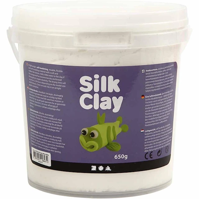 Silk Clay®, 650 g, valkoinen