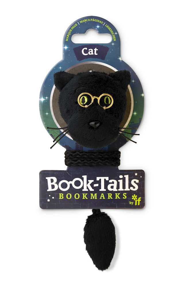 Produktbild 1 för Bokmärke Book-Tails Svart Katt Catwalk