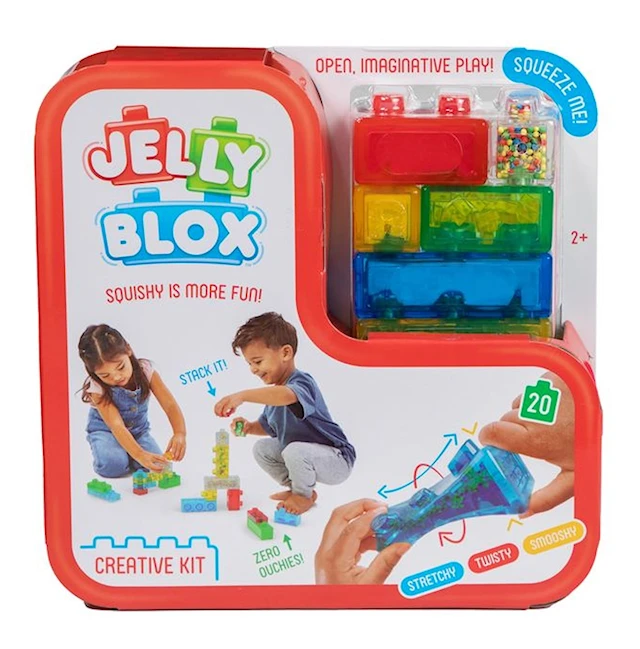 Kreativt Lekset Mjuka och Sensoriska Byggklossar Jelly Blox