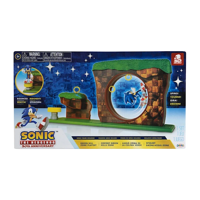 Sonic the Hedgehog 6 cm Green Hill Zone leikkisetti