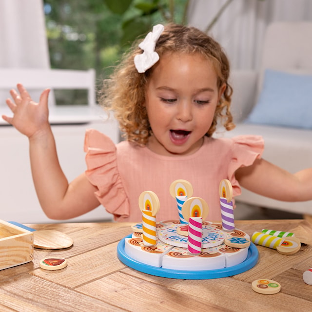 Produktbild 5 för Födelsedagstårta i Trä Melissa & Doug