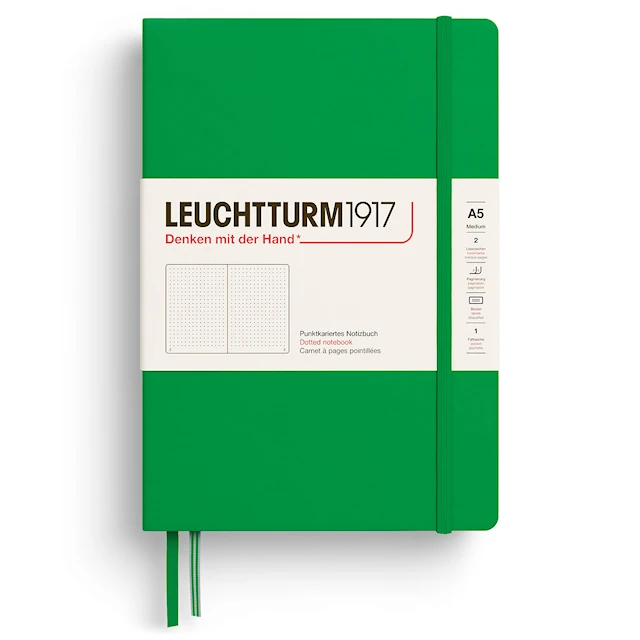 Anteckningsbok A5 Soft Prickad Spring Leaf Leuchtturm1917